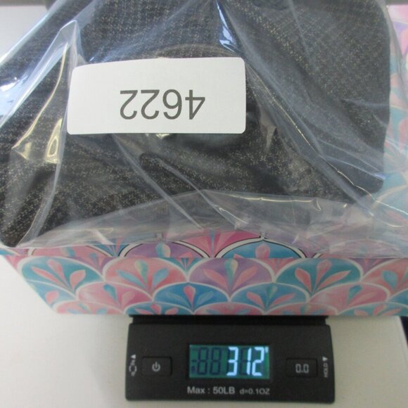 Alice Olivia Women's Wide Leg Trouser Pants 8 Black Houndstooth Vtg Wool 312 - Picture 14 of 14